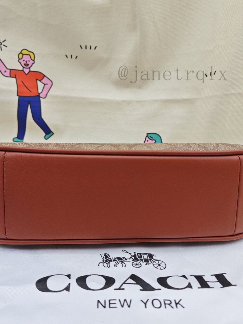 🎶🎶Coach Teri Shoulder Bag In Signature Canvas brown - Picture 7 of 7